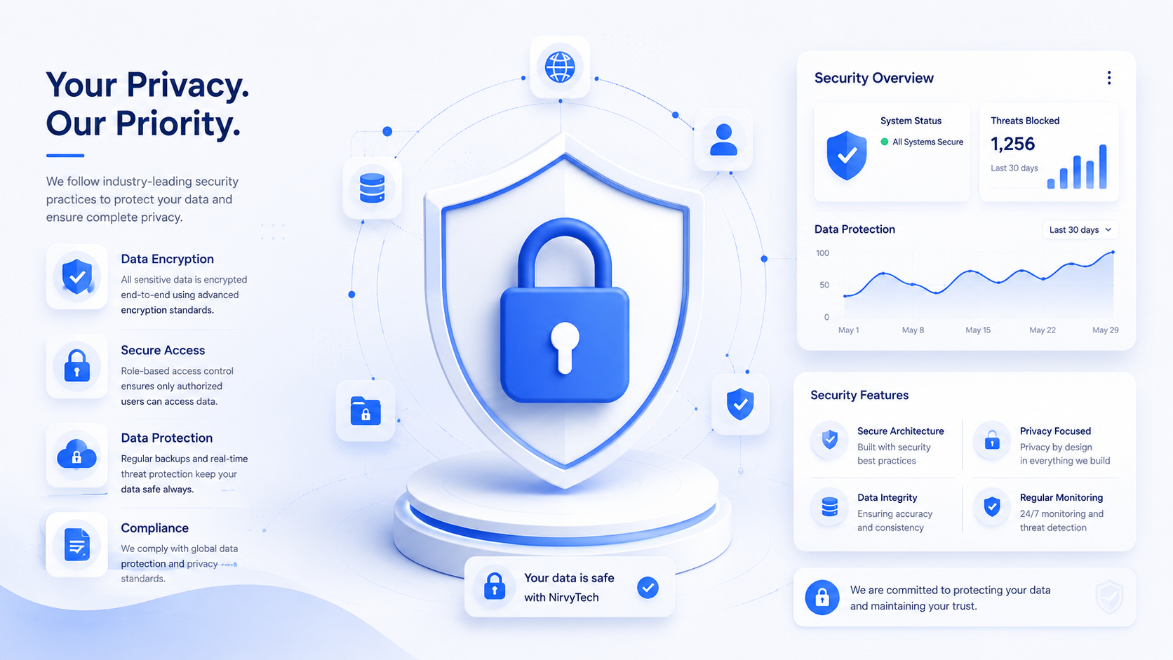 Privacy and security illustration